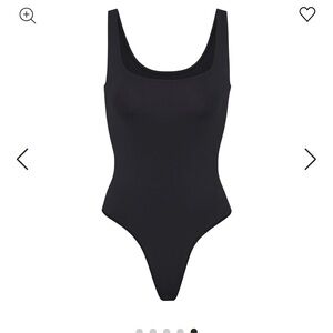 Skims black bodysuit